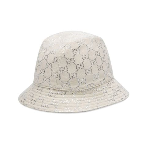 gucci bucket hat white